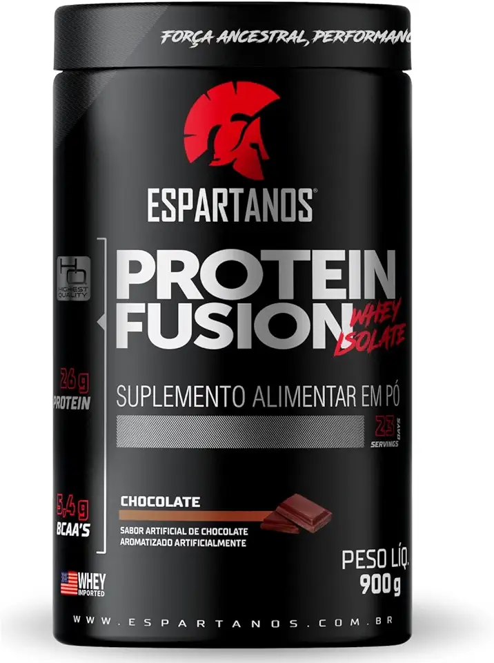 Whey Protein Fusion Isolate 900g - Espartanos (Chocolate)
