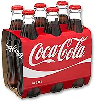 Refrigerante Coca Cola Original Vidro 250ml (6 unidades)