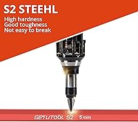 Vista 3 de GETLITOOL Allen - Juego de llaves con puntas Torx (T8-T50 y 0.06-0.39 pulgadas), 9 llaves hexagonales de acero S2 con adaptador para bicicleta