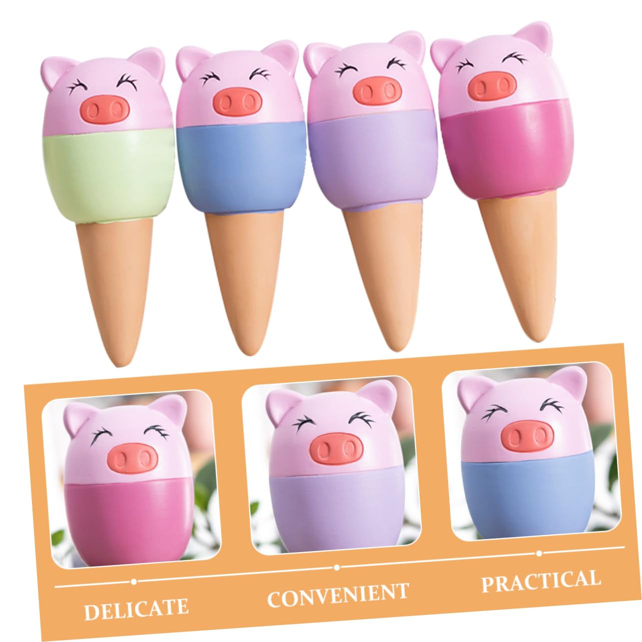 YARNOW 12pièces Dispositifs Arrosage Automatique Terracotta Globes Arrosage Mignons pour Pratique