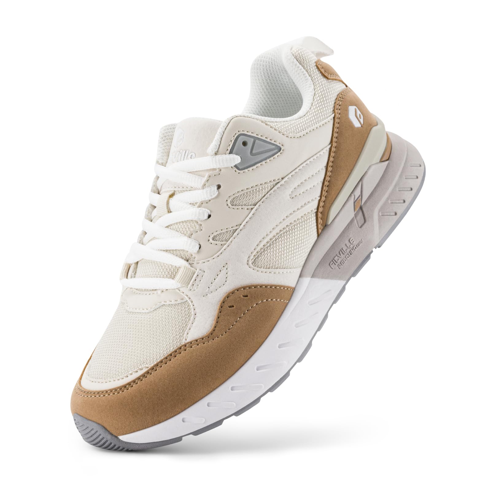 FitVille Scarpe da Ginnastica Donna Larghezza Ampia, Comode per Camminata e Jogging - Leggere Scarpe Sportive Fitness per Piedi Larghi