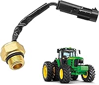 Vista 1 de Interruptor de sensor de temperatura del refrigerante compatible con John Deere 5000 6000 7000 Series Tractor para minicargadora combinada
