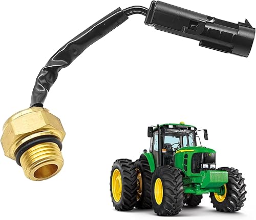 Interruptor de sensor de temperatura del refrigerante compatible con John Deere 5000 6000 7000 Series Tractor para minicargadora combinada
