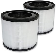 PUREBURG Replacement True HEPA Filters Compatible with Dimplex DXBRVAP5 Brava 5 Stage Air Purifier,H13 3-Stage Filtration 2-Pack