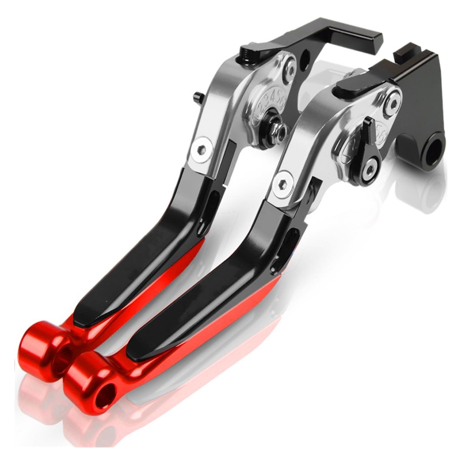 Pbqenxb Break and Clutch Levers for XT 660 2004-2017 2005 2006 2007 2008 2009 2010 2011 Motorcycle Adjustable Extendable Brake Clutch Levers Handle(V)