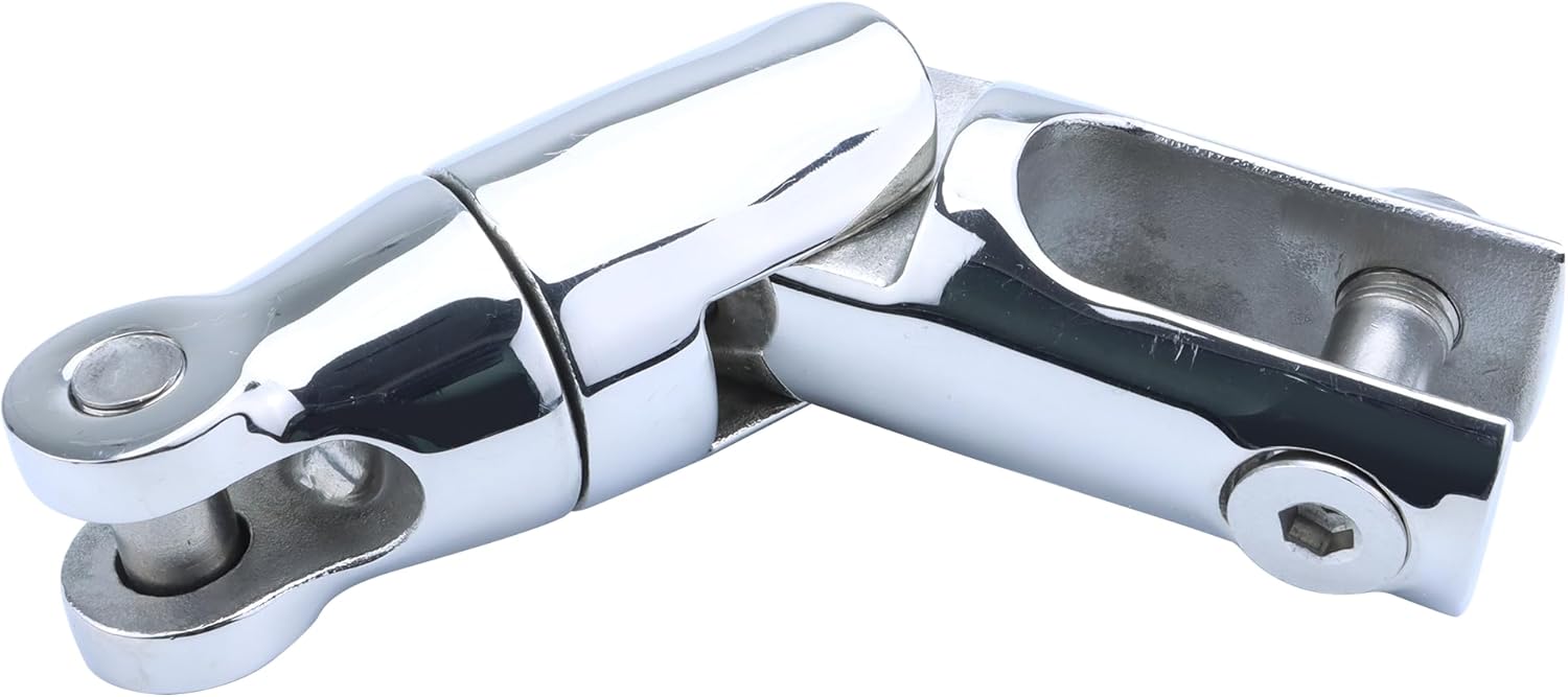 YANYUCB Boat Anchor Swivel,316 Stainless Steel Multi-Directional Anchor Chain Mooring Swivel Connector,Marine Grade Heavy Duty Anchor Chain Swivel