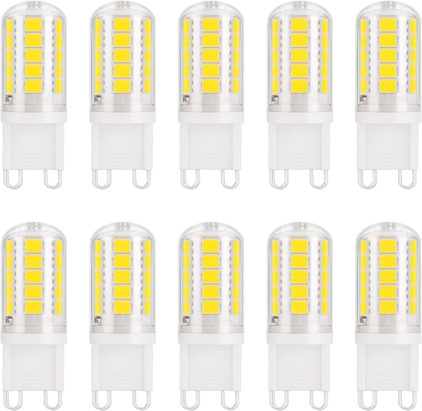DiCUNO G9 LED Bulbs, 4W (40W Halogen Equivalent), 400LM, 6000K Daylight