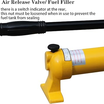 High Pressure Hand Operated Hydraulic Pump 10000 psi, Powerful Hydraulic Manual Lifting Pump CP-700B 2900cc ZG 3/8 in Connector Hydraulic Piston Hand Pumps for Industry