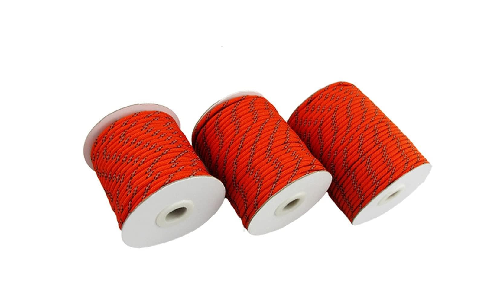 Hochfestes Outdoor Camping 5mm mutiges reflektierendes Zeltseil 20m 30m 50m Multifunktions-Baldachin Winddichte Kabel im Freien Sportkleidung Klettern im Freien. (Color : 20m)