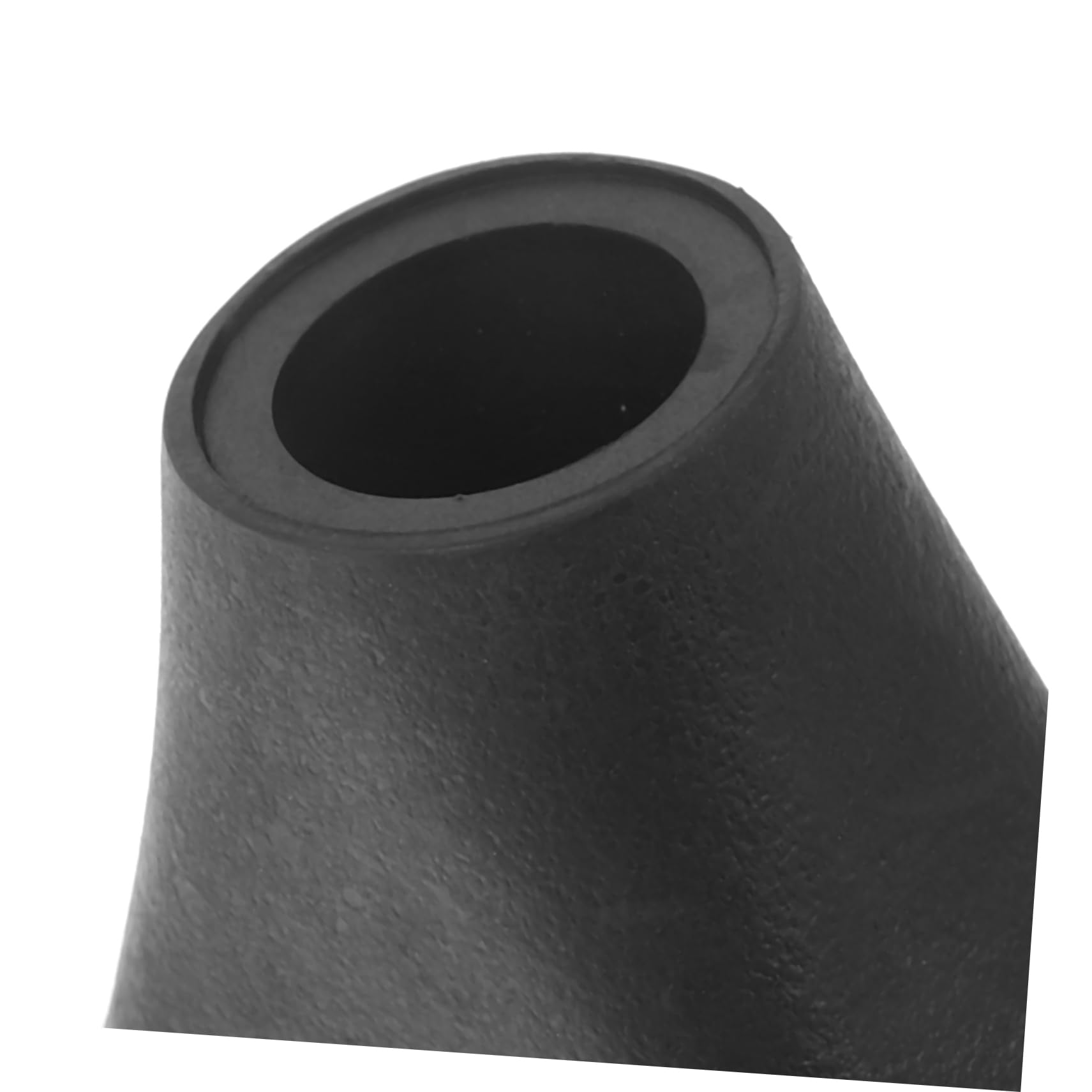 IWOWHERO 4pcs Rubber Cane Tips Walking Pole Tips Small Rubber Cane Tips Rubber Climbing Cane Foot Cover Black