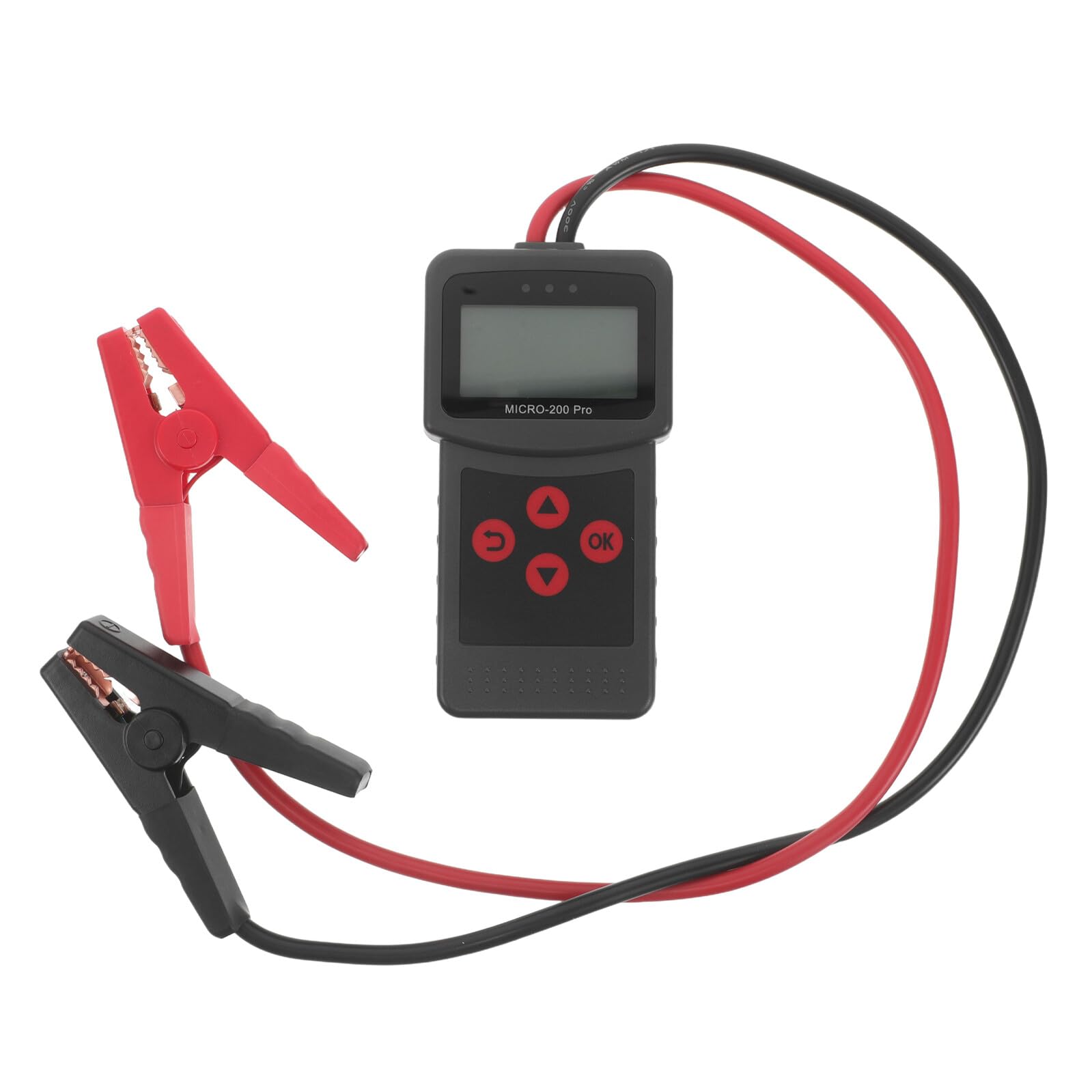 Analizador de Batería para Vehículos con Pantalla Digital Clara Carcasa Abs Resistente para Uso Coches y Motos Tester Eléctrico Portátil y Rápido