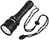 1800LM Dive Light Scuba Diving Flashlight,Super Bright Rechargeable Diving Flashlight with Magnetic Switch, 5 Modes Waterproof Underwater Light 100m/330ft for Night Diving Underwater Photography