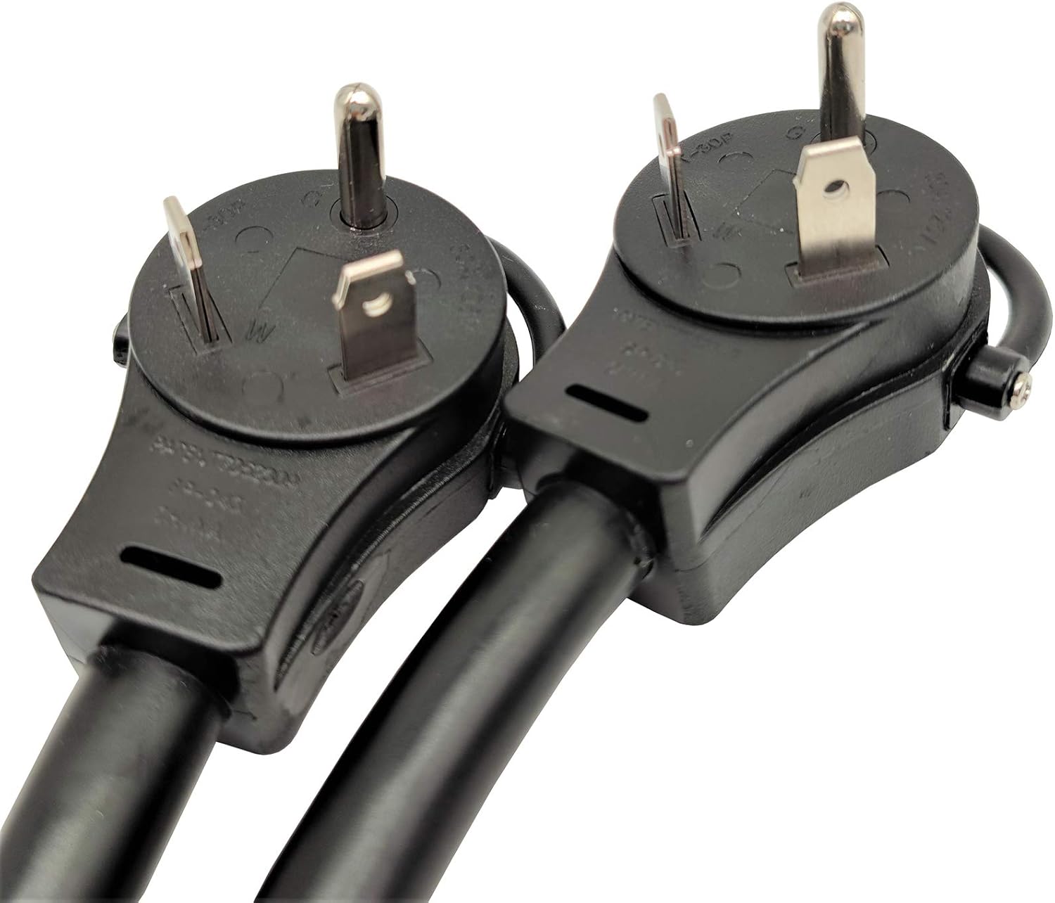 Parkworld 692361 RV (2) 30A to 50A V Adapter Cord, (2) TT-30P Male to 14-50R Female, 1.5FT