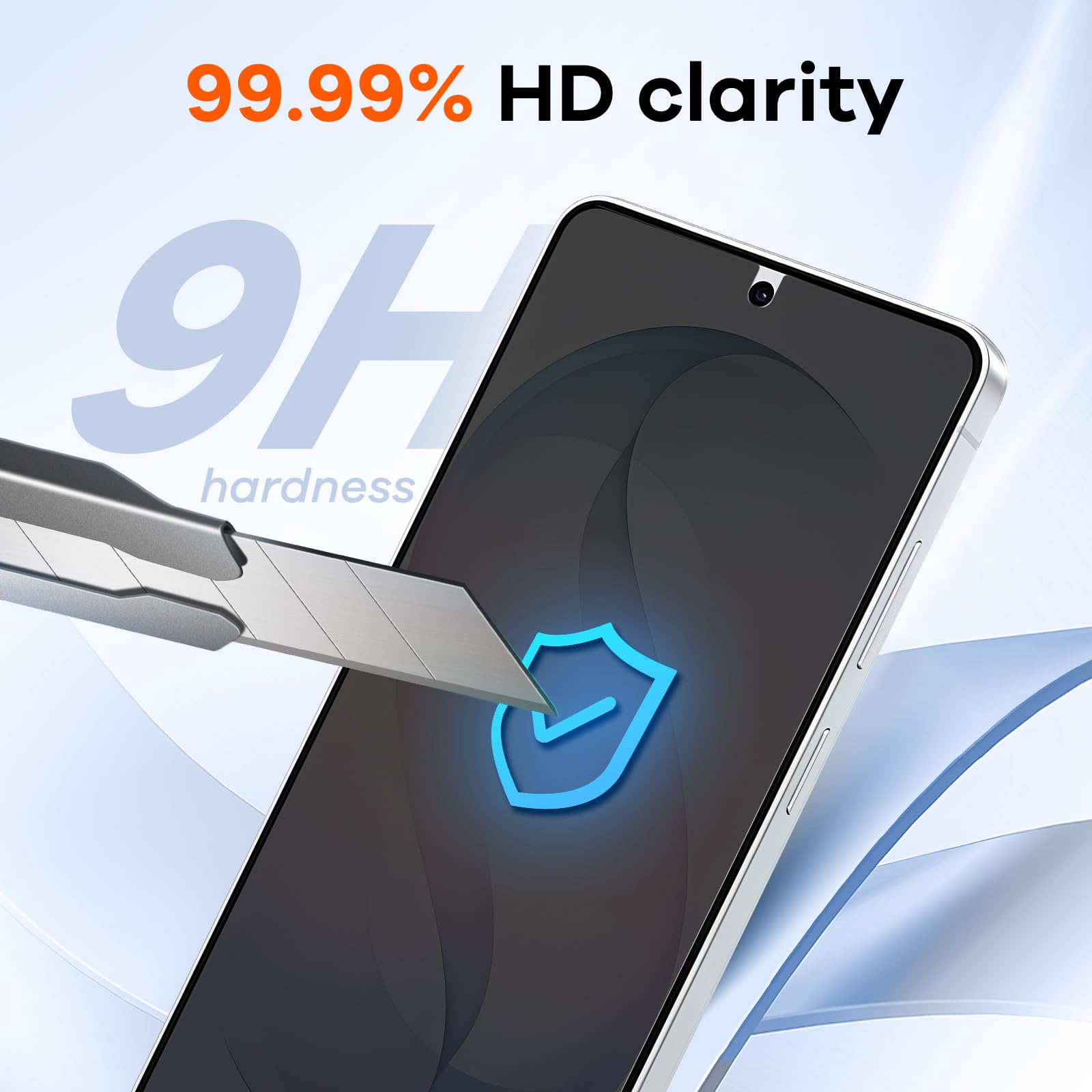 Displayschutzfolie für Samsung Galaxy, 4 + 4 Stück