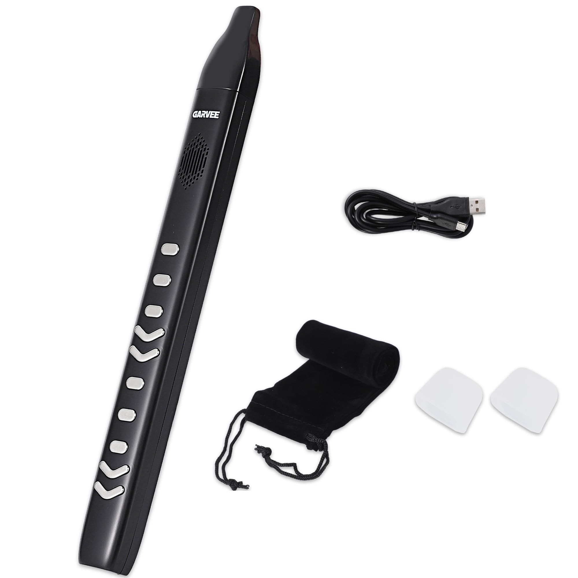 Electronic Wind Instrument, 10 Musical Tones, Dual Fingering Modes, MIDI Connectivity, Portable Rechargeable Design, Beginner to Pro Ready
