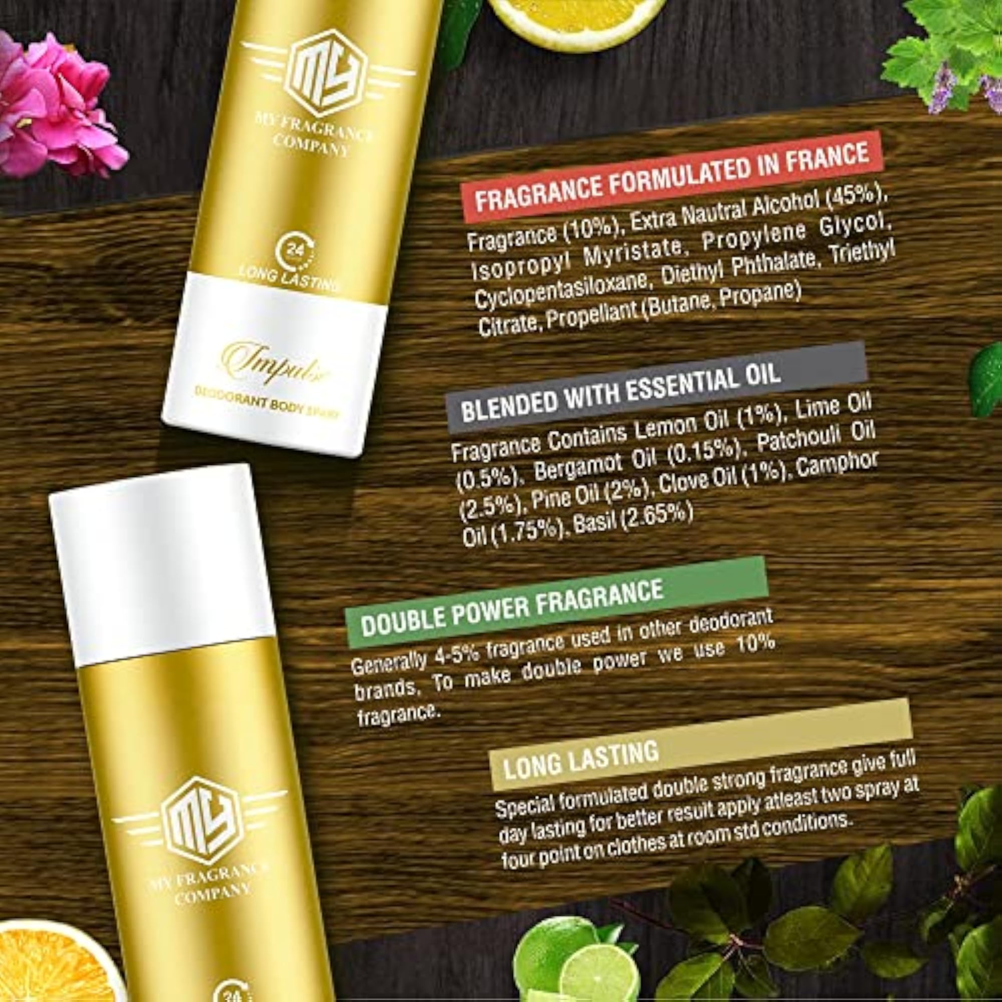 Original Impulse Deodorant, Eau De Parfum for Men