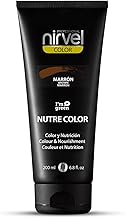 Nirvel NUTRE COLOR Marrón intenso 200 mL Mascarilla Profesional - Coloración temporal - Nutrición y brillo