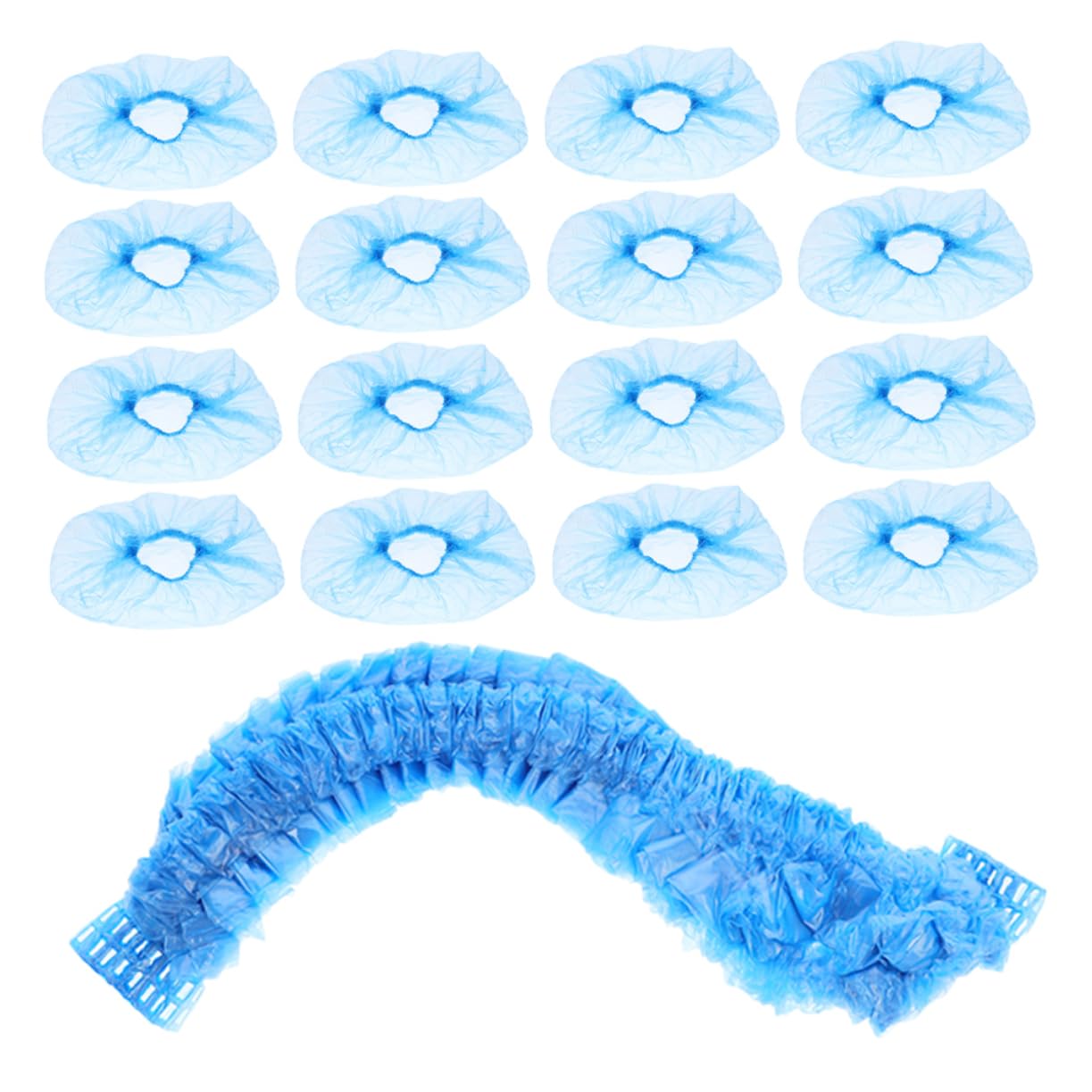 Didiseaon Elastic Wash Basin Bag 200pcs Plastic Beauty Basin Liners for Salon Spa Facial Quick Easy