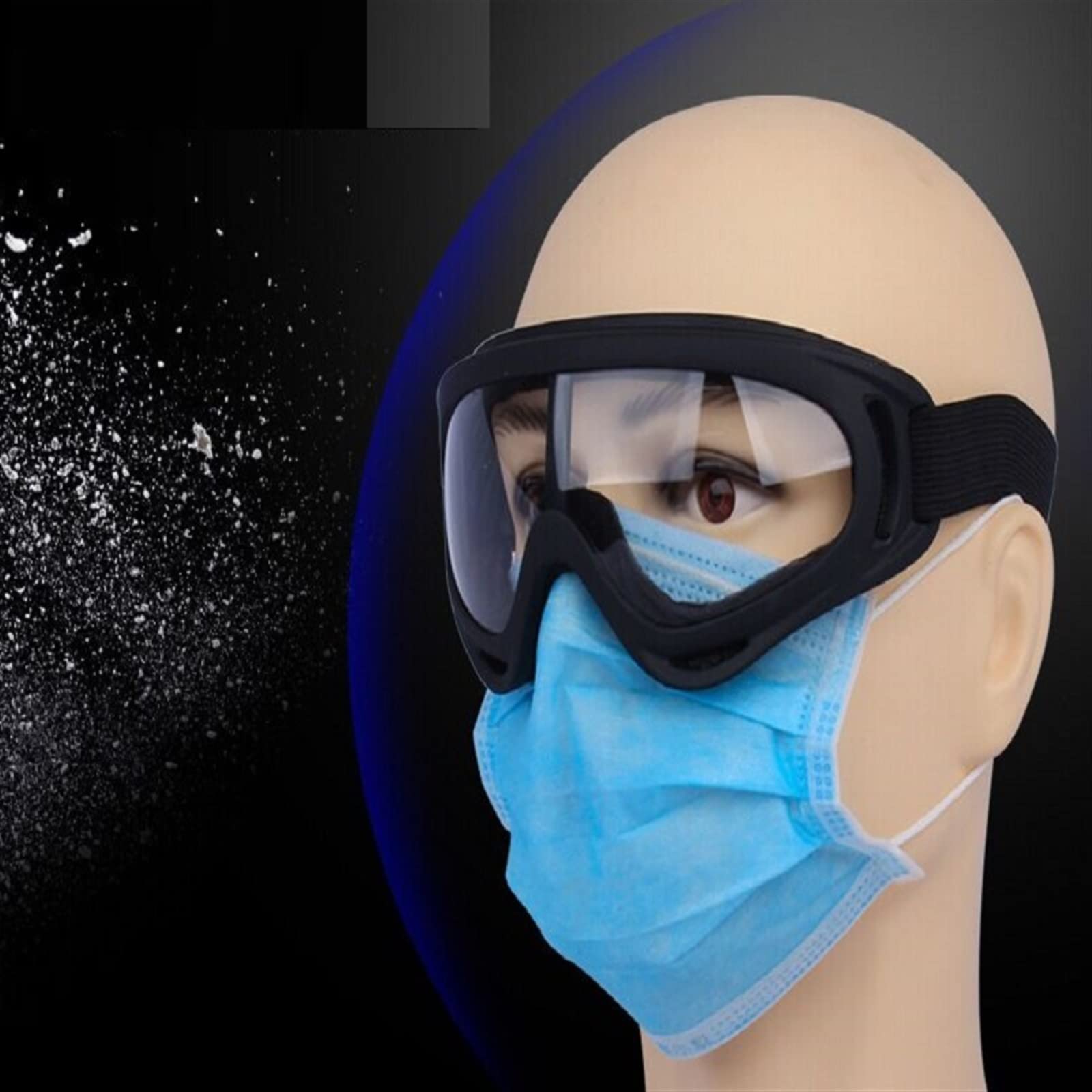 DieffematicHXJ Gafas Esqui Hombre Vehículo Todoterreno A Prueba de Polvo A Prueba de Salpicaduras Protección para los Ojos Carreras Montar Esquí Motocicleta Gafas Máscara (Color : 4)
