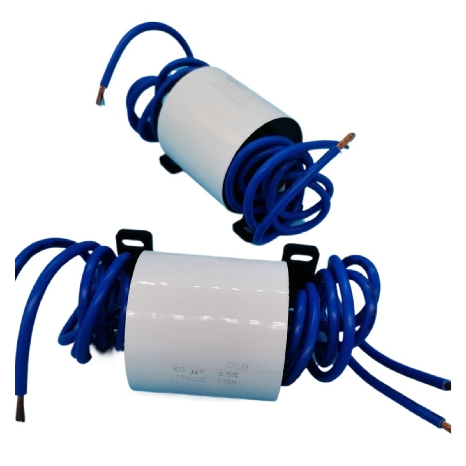 BALYDLUL 1PCS capacitor 700V 60UF with bracket double wire length 40cm 54X54MM