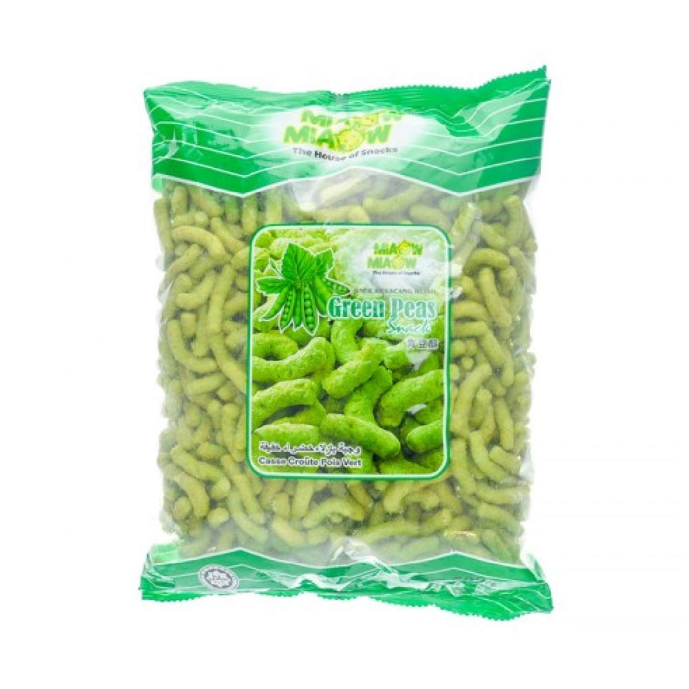 Miaow Miaow Crackers & Chips 500g (Green Peas, 6 Pack)