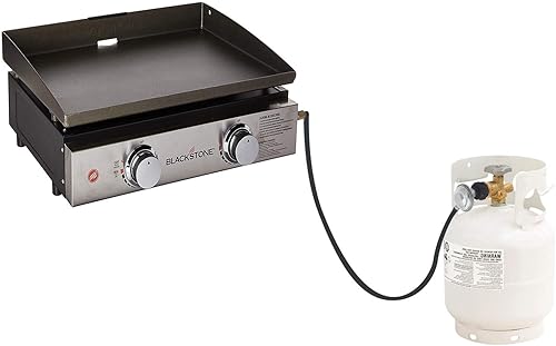 Miniatura 5 de MENSI Regulador de propano de 4 pies con manguera apta para Blackstone de 17 pulgadas y 22 pulgadas para parrilla de mesa Adventure Ready Grill Solo