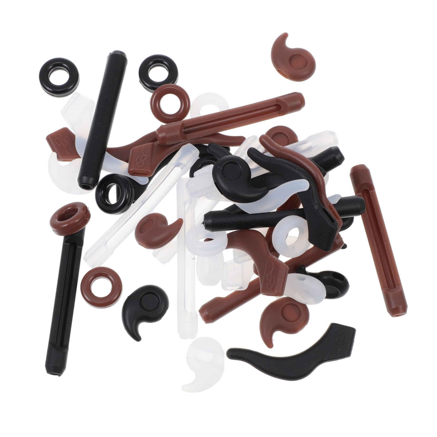 KOMBIUDA Silicone Glasses Ear Grips Slip Eyeglass Accessories for Sports Comfortable Fit for Running Swimming and Outdoor Activities