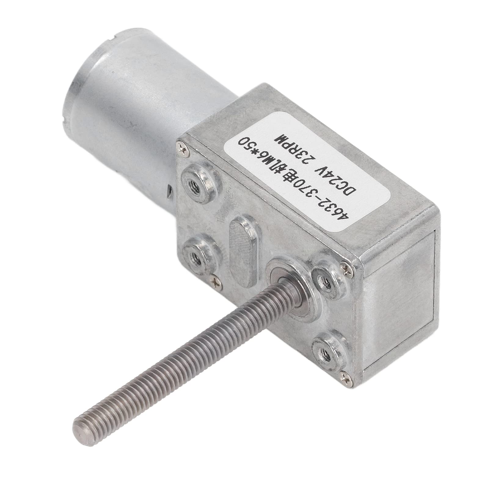 DC Geared Motor, DC Gear Motor DC24V Square Toughness Brass Aluminum for Window Opener (23RPM)-picture-31