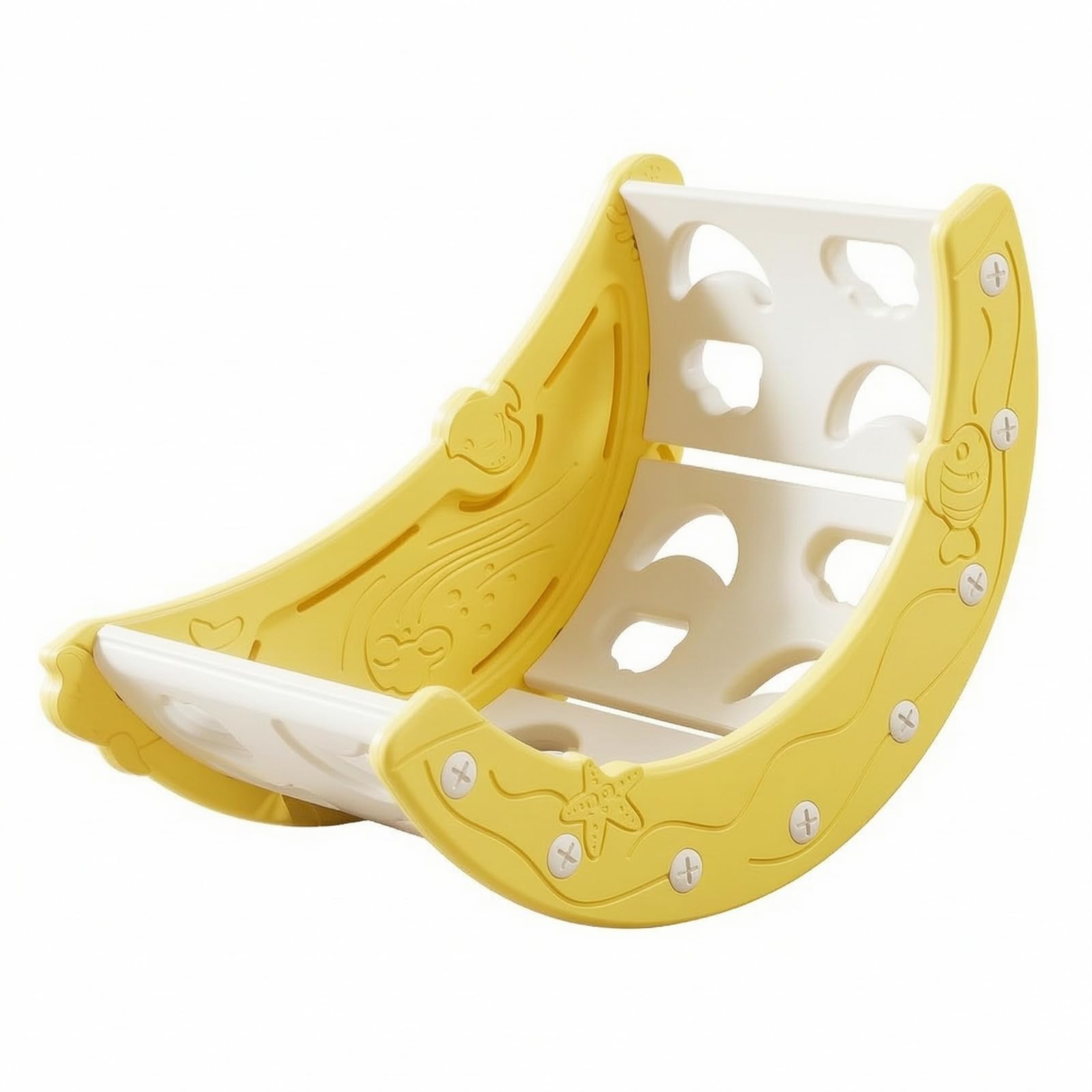 per Bambini Sicuro |, Robusto, Scrivania per Bambini, Cameretta, Area Giochi, Neonati, Giallo