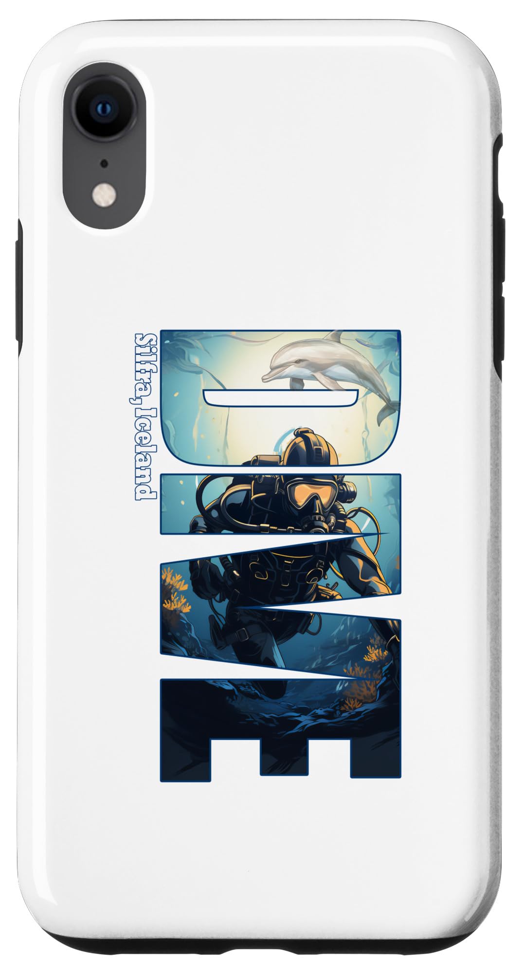 iPhone XR DIVE Silfra SCUBA Diving Snorkeling Case