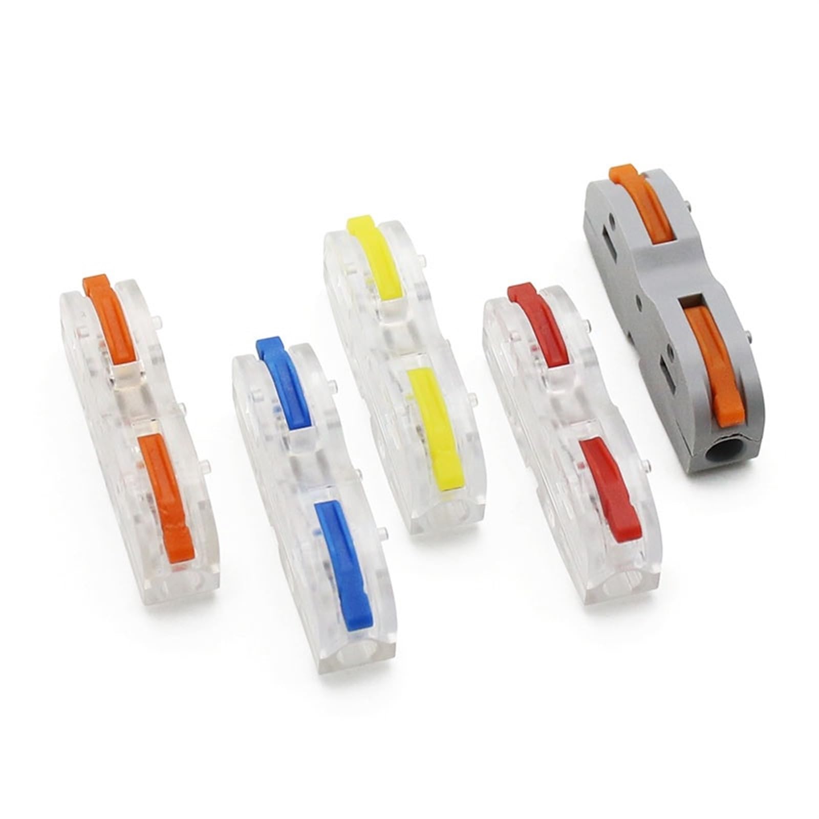 SPL-1 Mini connettore rapido rapido for cavo universale compatto connettore di giunzione for cablaggio a molla connettore conduttore plug-in for LED(B,3 PCS)