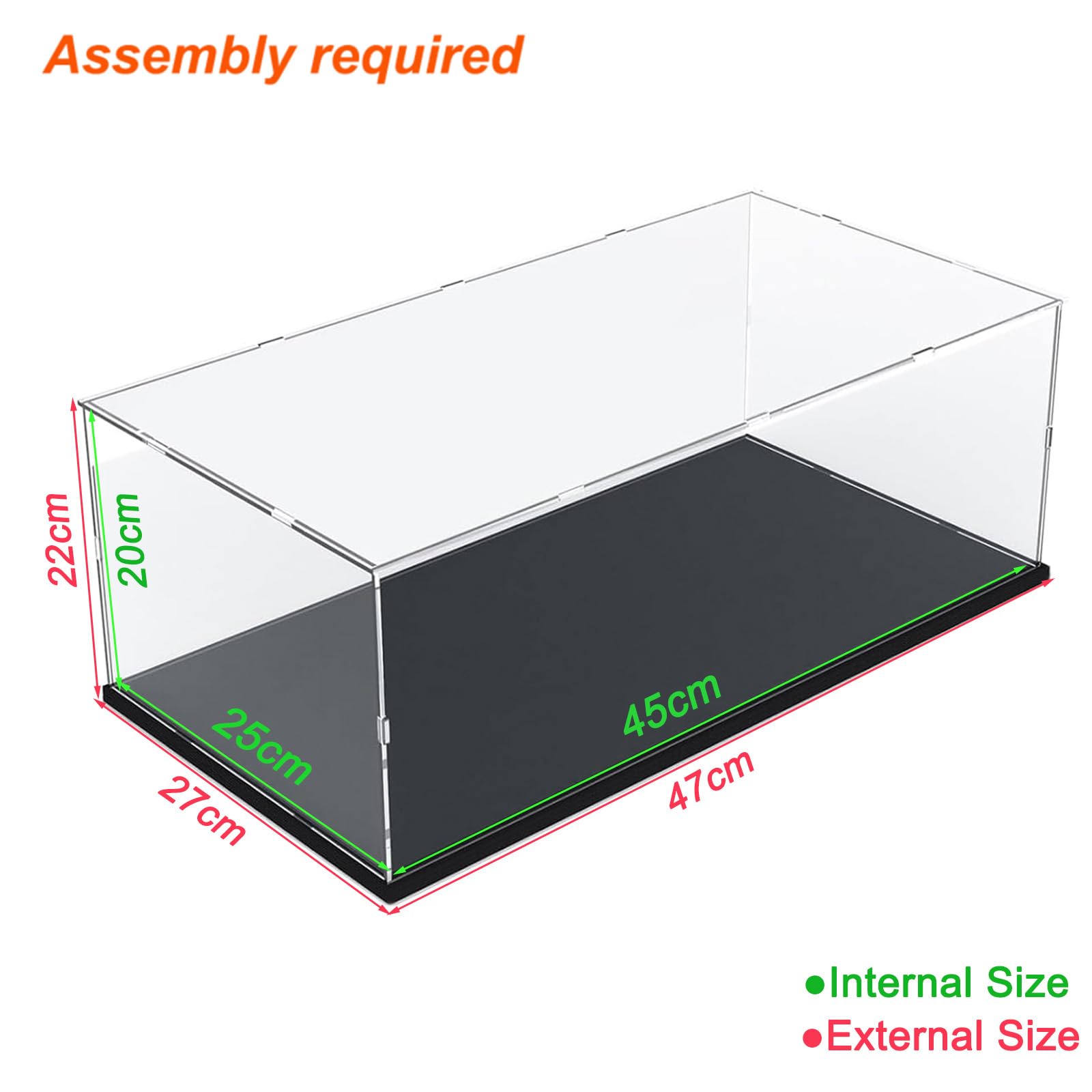 Vitrina Expositora para Colecciones Lego 43019 Balón Fútbol 10375 Desdentao 10281 Bonsái 75433 21590 75403 Caja Expositora Metacrilato Transparente 3mm Vitrina Acrílica, Interior Blanco 25x25x25cm — view 92