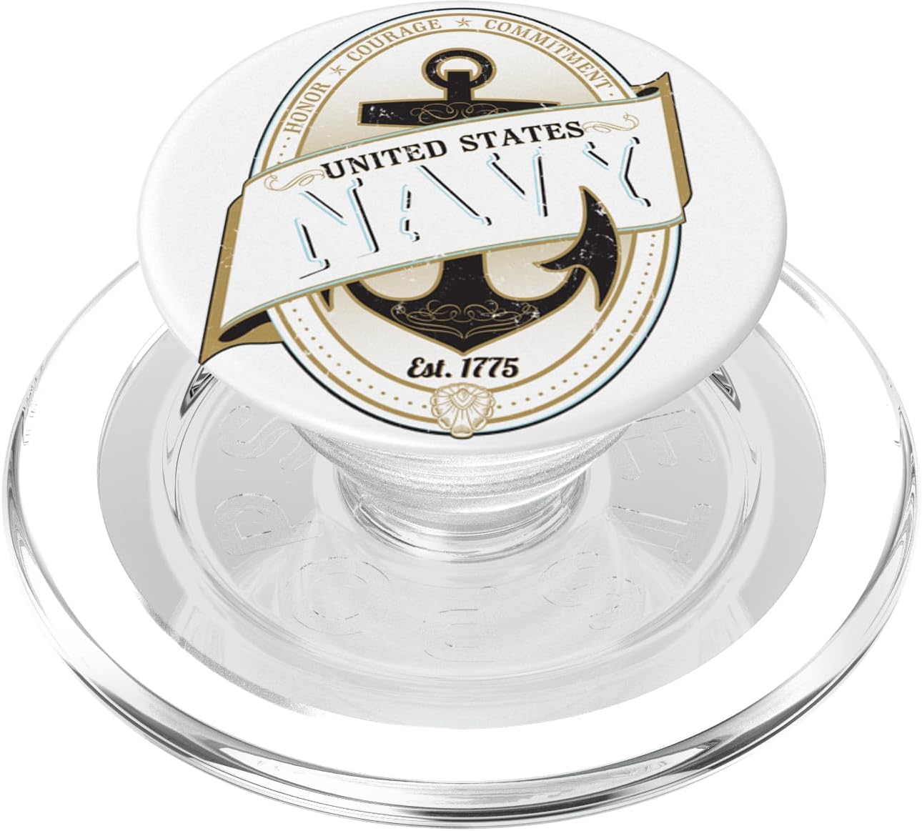 United States Navy USN PopSockets PopWallet for MagSafe