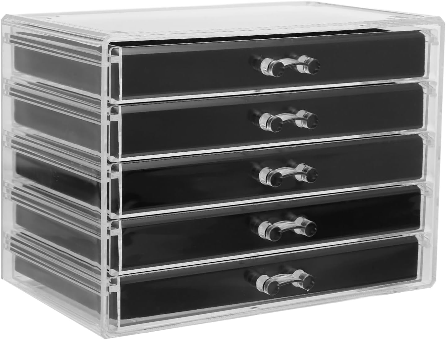 Cabilock Acrylic Rock Display Holder Collection Box for Rocks Crystals and Collectibles Elegant Organizer for Home Decor and Efficient Storage