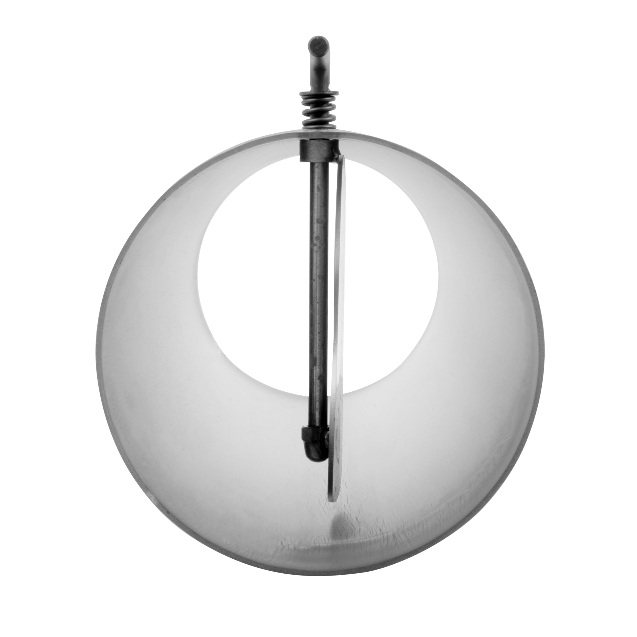 EWO Ofenrohr 150mm Durchmesser - Rauchrohr 50cm lang mit Drosselklappe (Gussgrau) - Feuerrohr 2 mm Stahlblech - Kaminrohr mit Senotherm-Beschichtung - rußbeständig, frost- & tauwechselbeständig