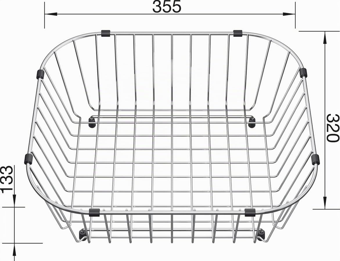 BLANCO panier vaisselle en inox