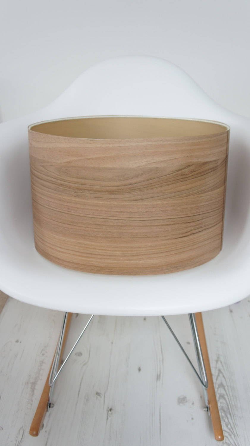 Oak Wood Veneer Laminate Lampshade