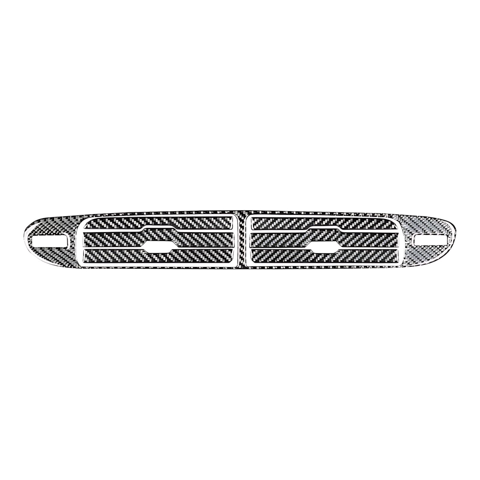 Dashboard Trim Air Vent Compatible with Chevrolet for Camaro 2010-2015 Car Center Air Vent Trim Frame Air Outlet Decorative Cover Sticker