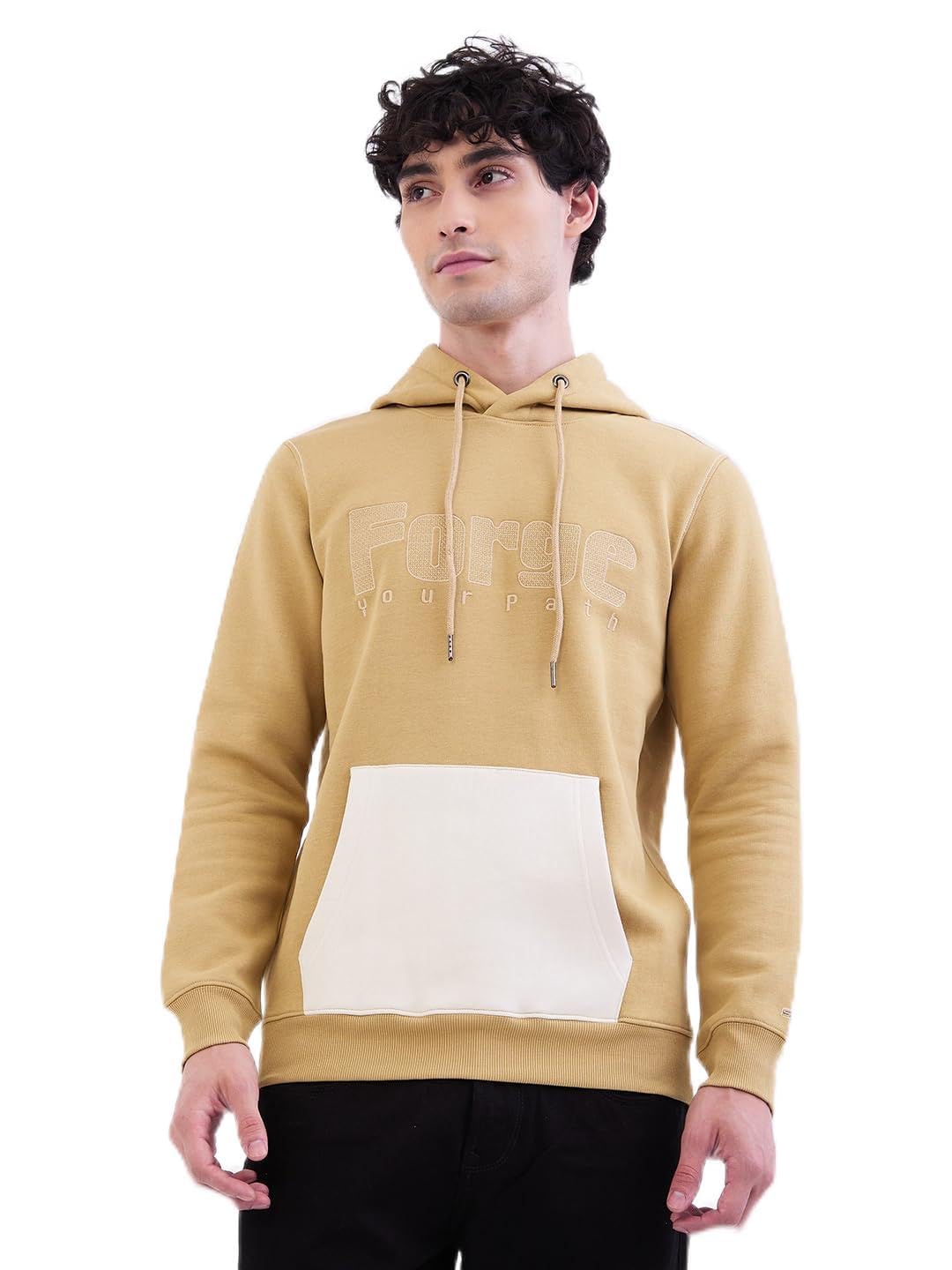 Taupe Beige Regular Fit Casual Sweatshirts by Spykar-picture-57