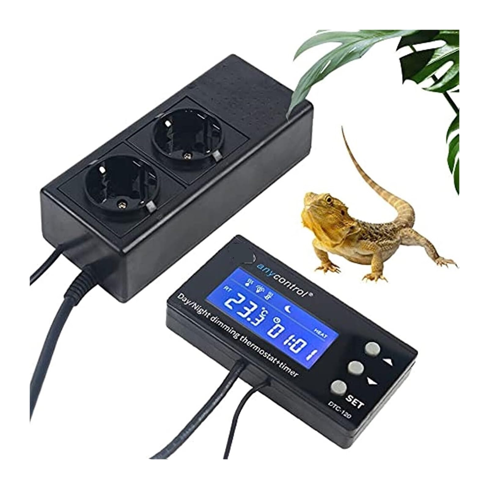 Termostato LCD digital, controlador de temperatura for terrario reptiles Para uso de bricolaje