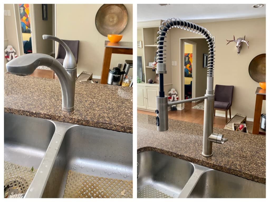 41/mo Finance Kohler 24982BL Purist Pull Down Kitchen Faucet