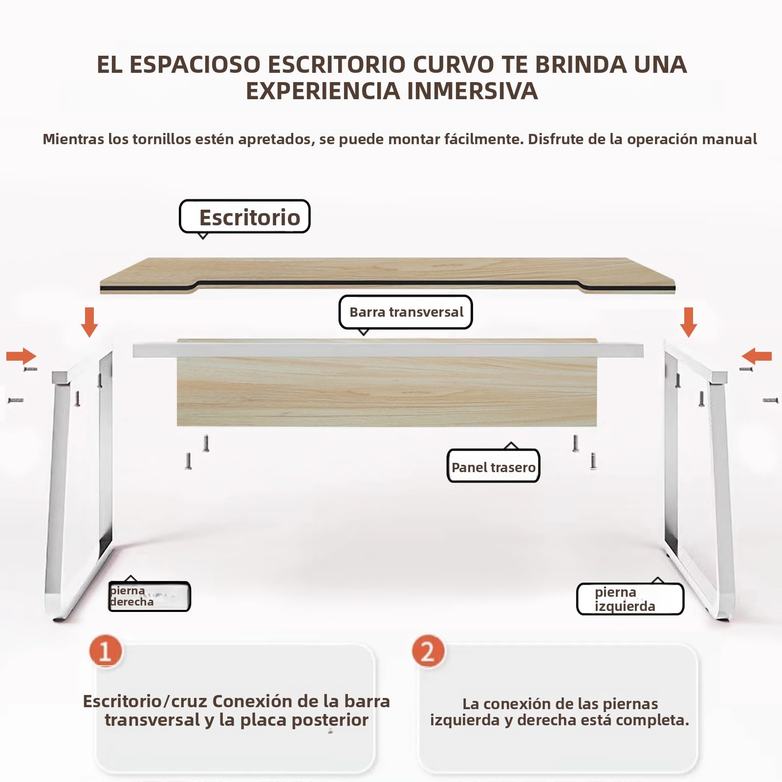 Escritorio Gaming Mesa Computador Estudio Estudiantes Arte Estilo Moderno Sencillo Mesas PC Madera para Hogar, Oficina