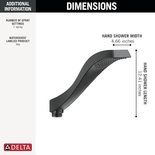 Miniatura 7 de Delta Faucet RP52589CZ Dryden, ducha de mano para RT, bronce champán