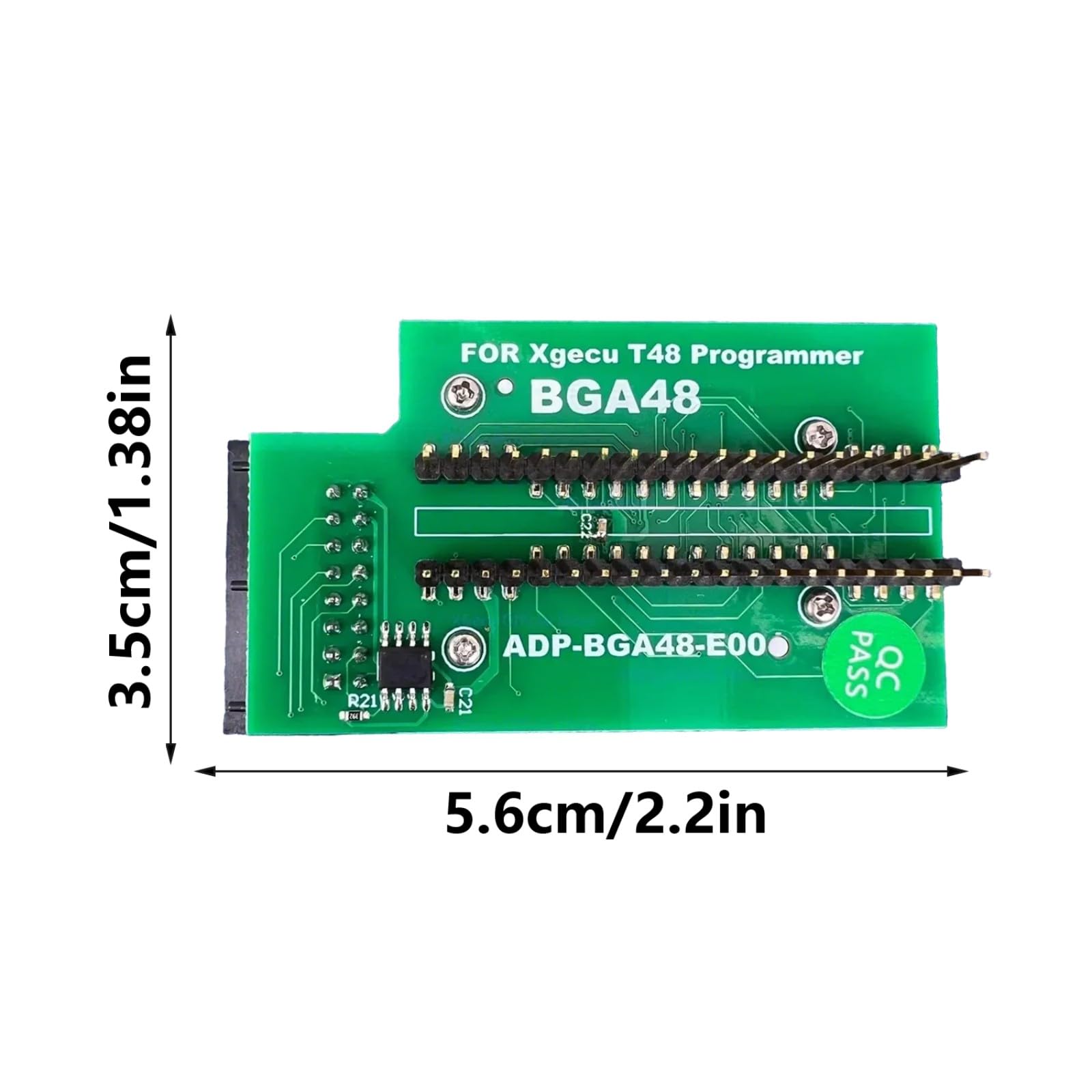 Adattatore compatto BGA48 BGA63 per programmatore T48 Chip di affidabilità programmazione e attività di manutenzione Adattatore di lunga durata