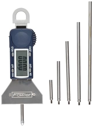 Fowler 54-225-555-0 Xtra-Value Electronic Depth Gage with 0-16"/406mm Measuring Range