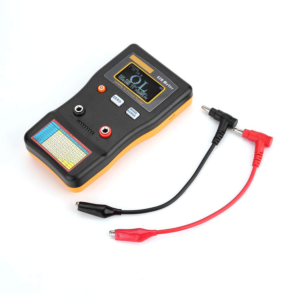 ESR Capacitance Meter, Resistance capacitance Meter MESR-100 Auto Ranging in Circuit Tester for Repairing TV, LCD, Audio Board