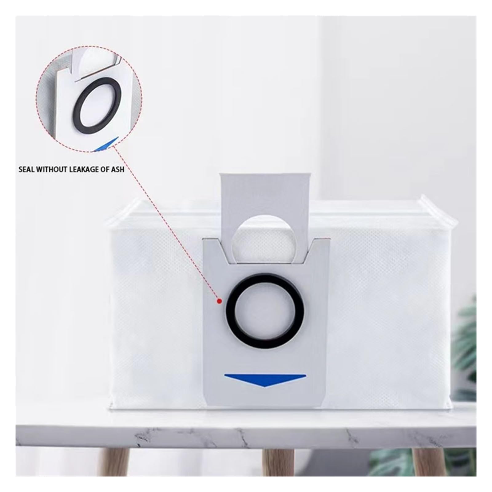 Robot odkurzający szczotka boczna filtra worek na kurz do czyszczenia tkaniny części zamienne pojemnik na kurz, kompatybilny z Ecovacs Deebot X1 OMNI /T10 TURBO (Color : Set c)