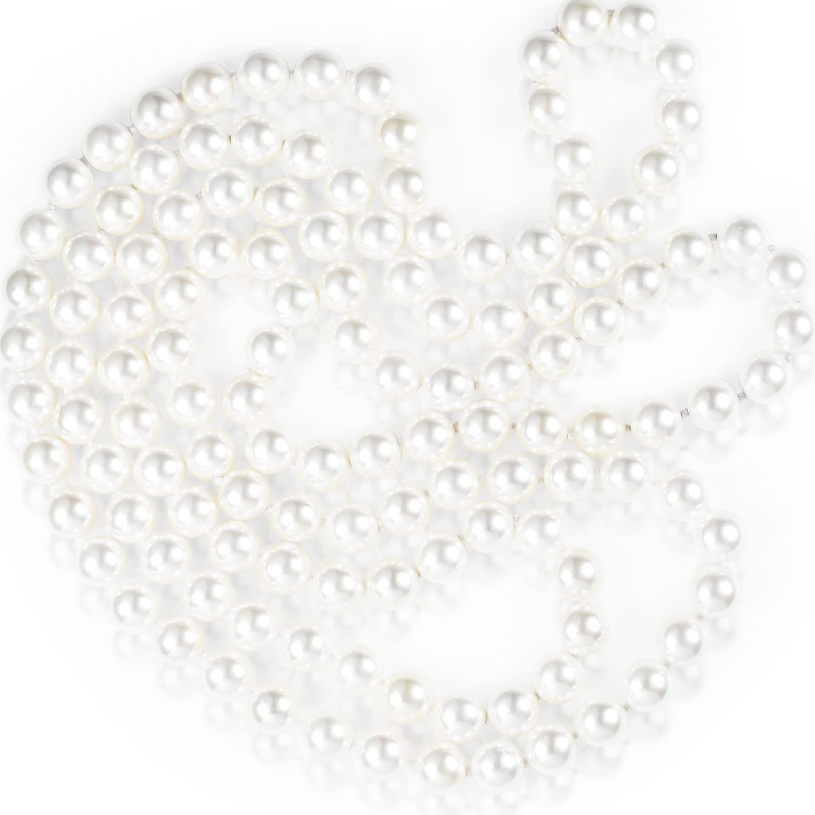 ZAVANA Elegante Collana Lunga di Perle da Donna in Perle di Conchiglia – Collana Senza Chiusura Multi-Giro, Bigiotteria di Qualità con Sacchetto Regalo