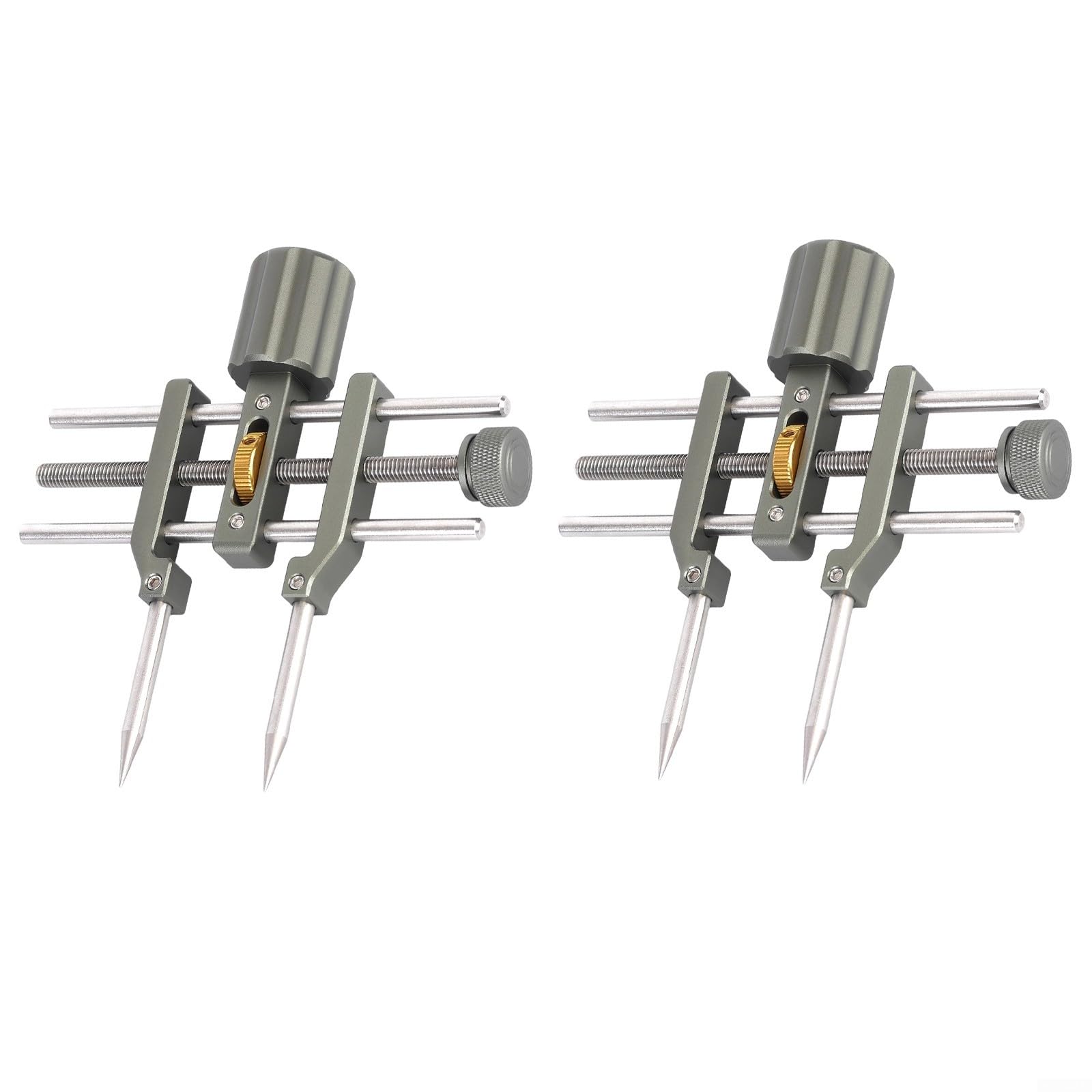 Herramienta de reparación de lentes de cámara de ajuste rápido, llave inglesa ligera de acero inoxidable para desmontaje versátil de lentes, apertura y trabajo de reparación de precisión (2 piezas)