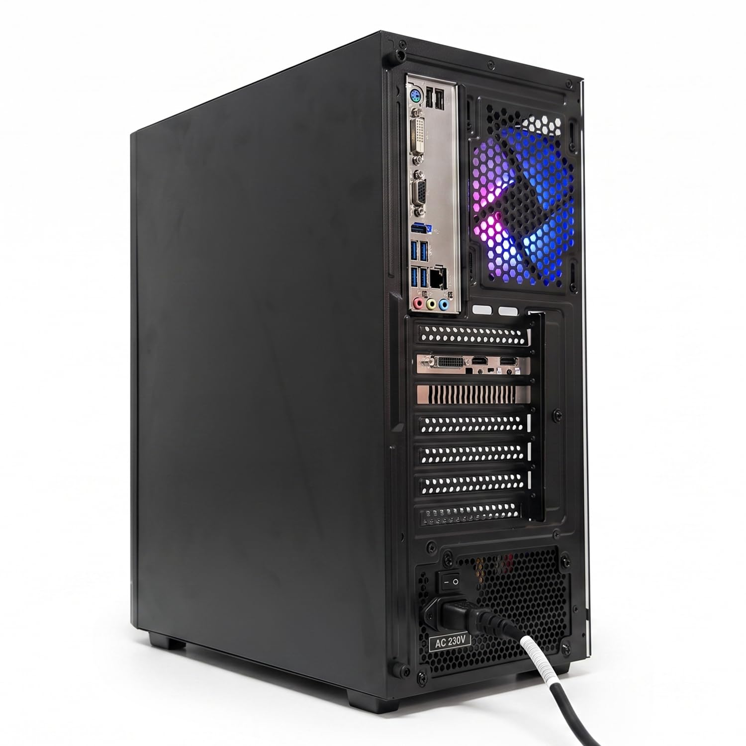 Revampix Gaming PC – AMD Ryzen 5 5500 Processor (up to 4.2GHz), NVIDIA RTX 3050 6GB GDDR6 Graphics Card, 16GB DDR4 RAM, 512GB SSD, WiFi, Windows 11 Pro
